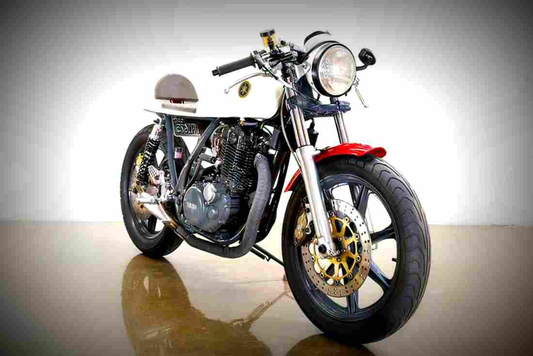 Yamaha SR 500 1978 5 motorbike A4 Photo Print