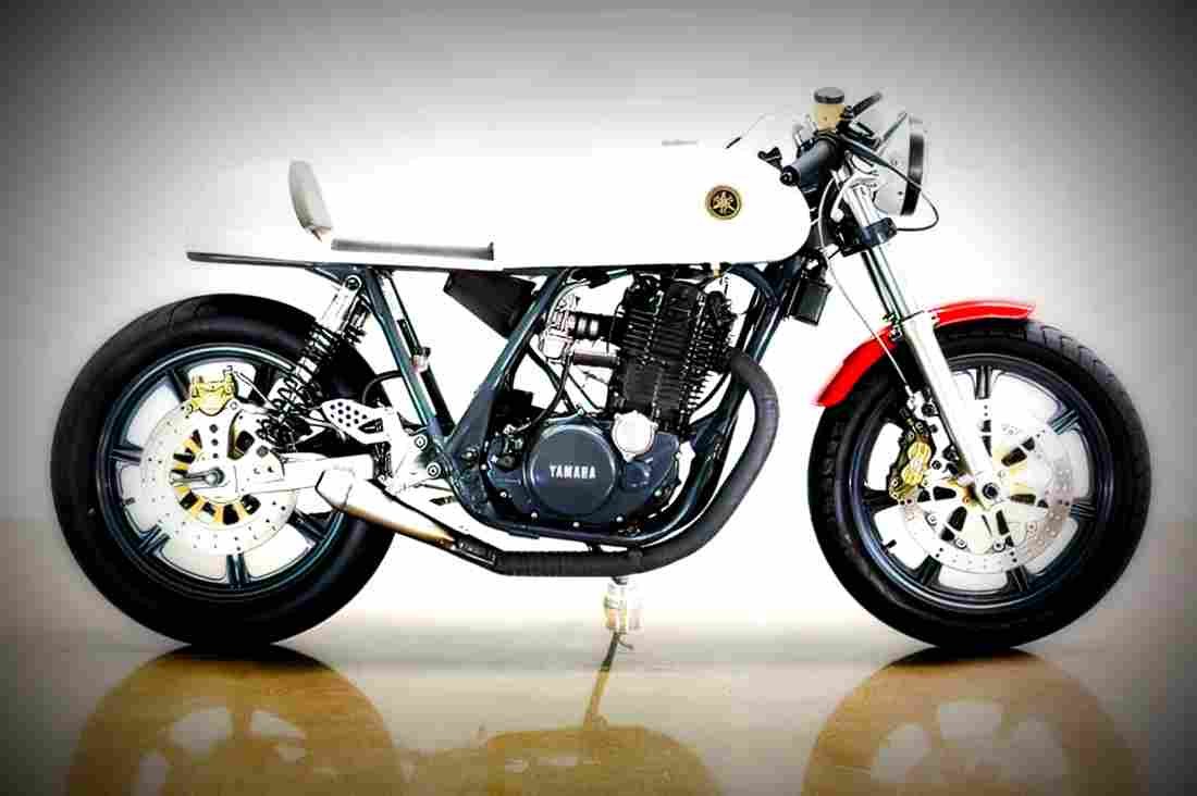 Yamaha SR 500 1978 6 motorbike A4 Photo Print