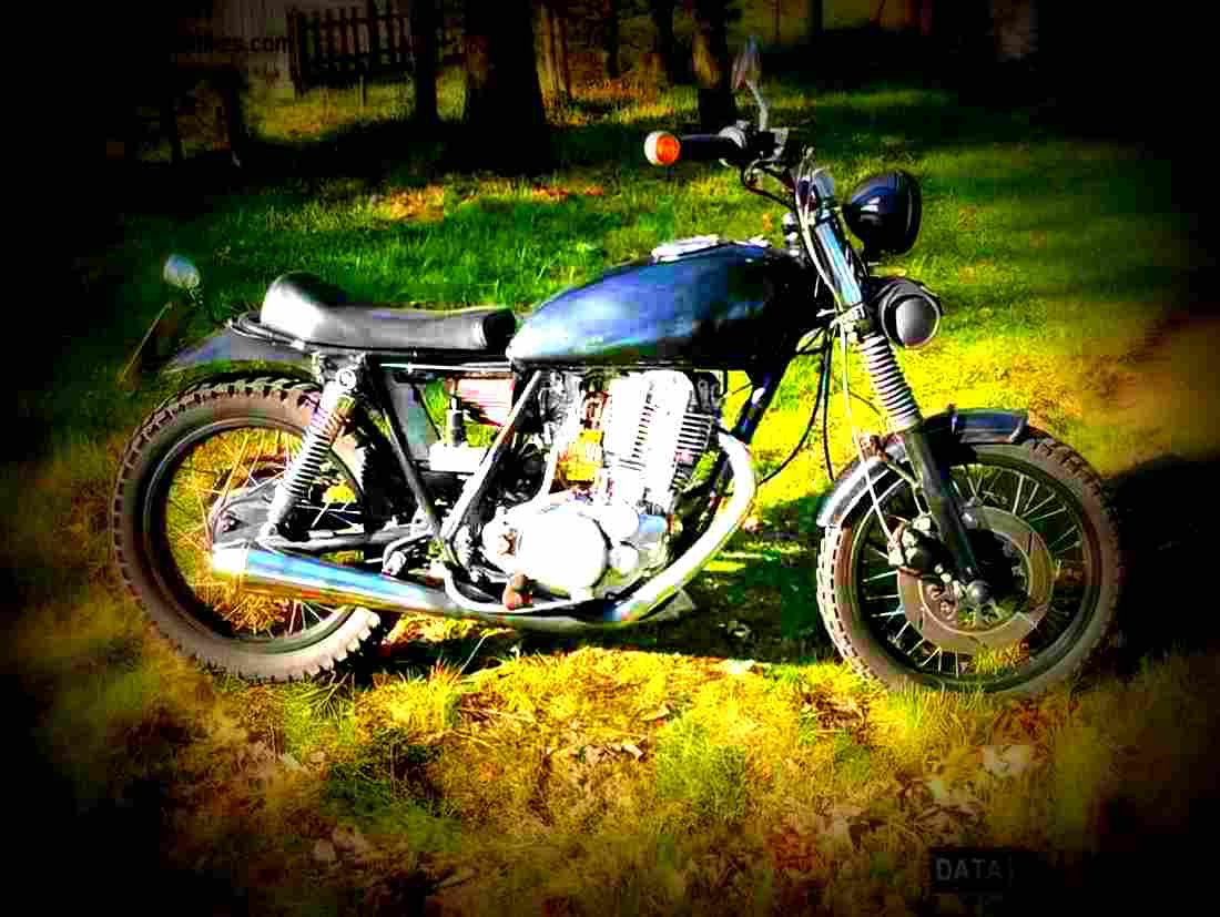 Yamaha SR 500 1986 1 motorbike A4 Photo Print