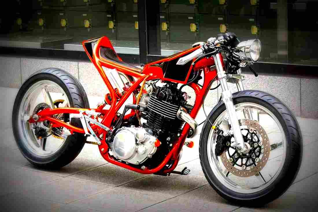 Yamaha SR 500 1988 4 motorbike A4 Photo Print