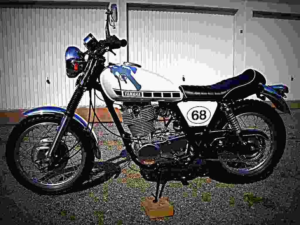 Yamaha SR 500 1988 6 motorbike A4 Photo Print