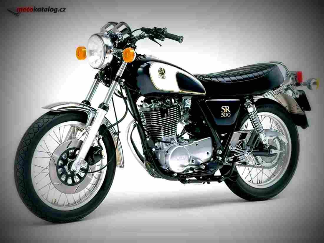 Yamaha SR 500 1992 2 motorbike A4 Photo Print