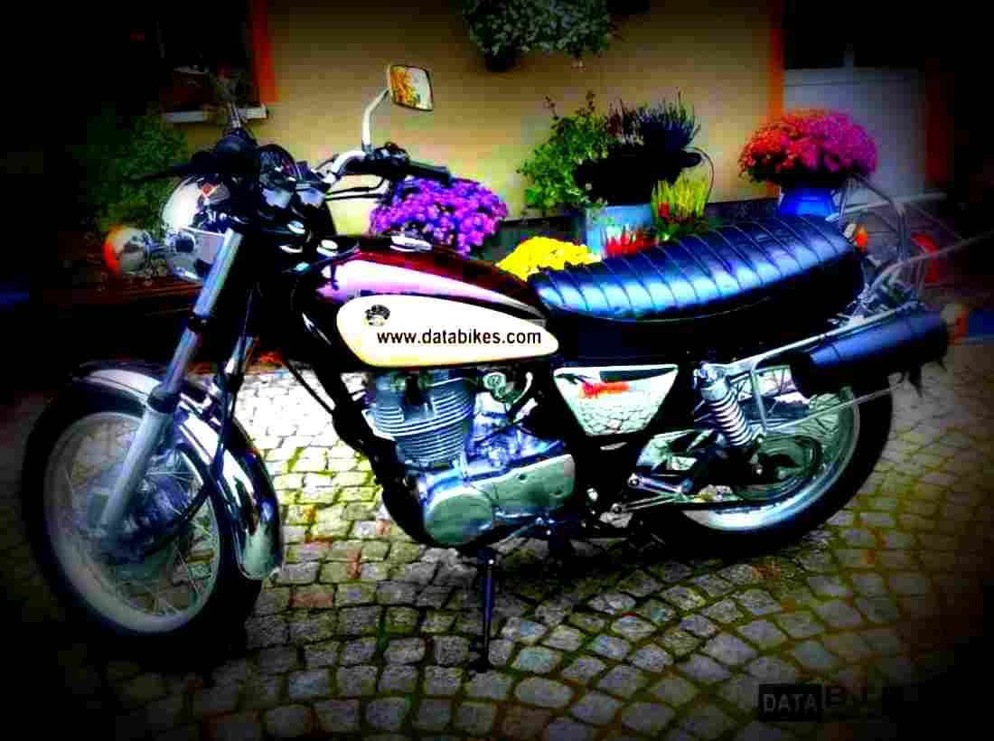 Yamaha SR 500 1992 5 motorbike A4 Photo Print