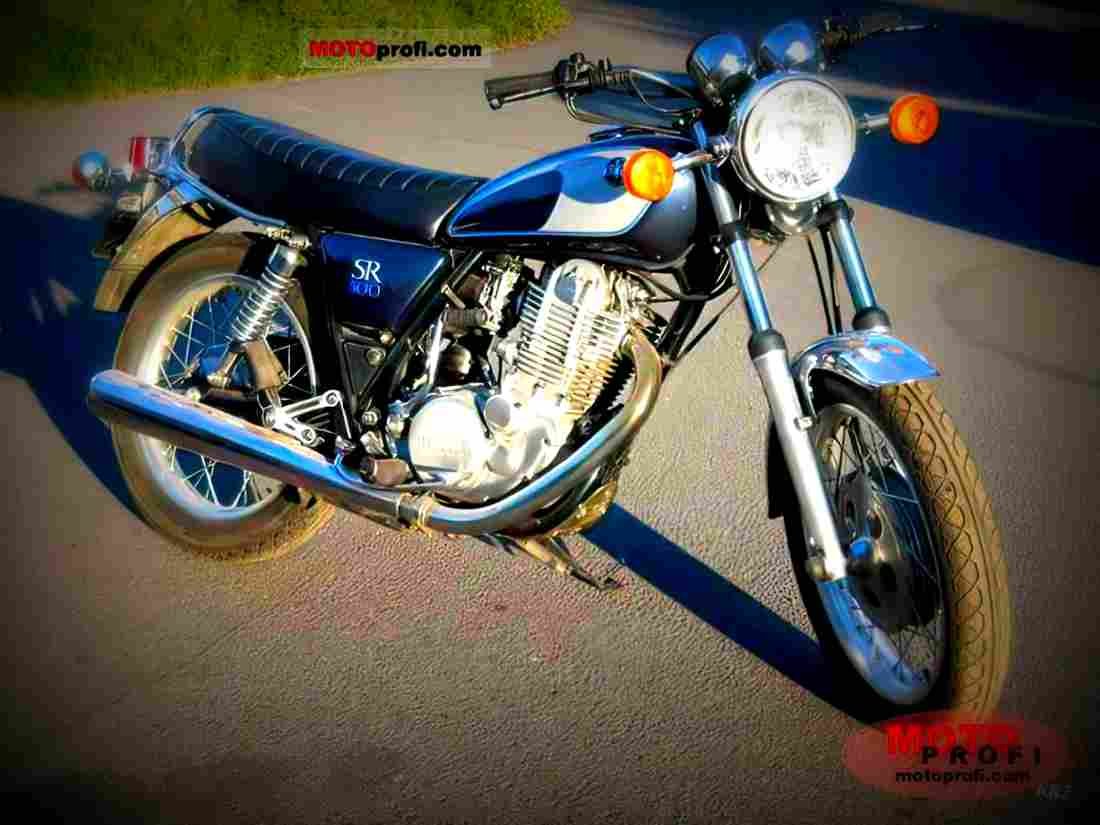 Yamaha SR 500 1995 4 motorbike A4 Photo Print