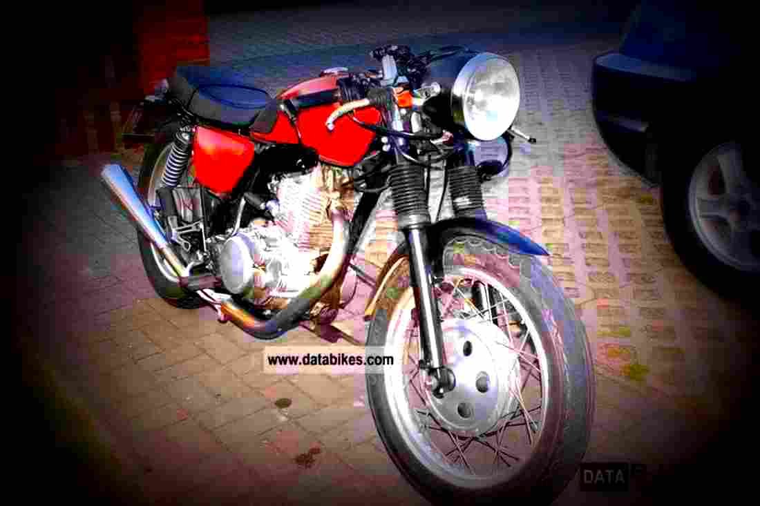 Yamaha SR 500 1995 5 motorbike A4 Photo Print