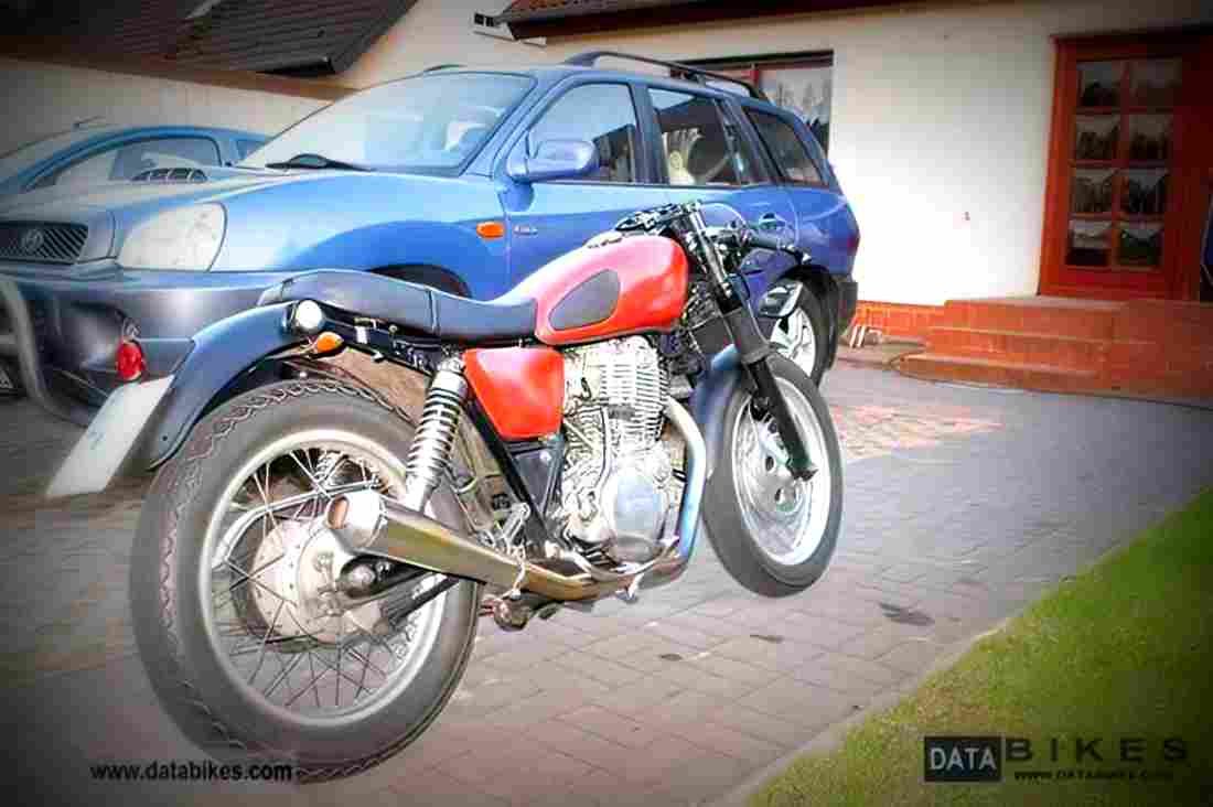 Yamaha SR 500 1995 6 motorbike A4 Photo Print