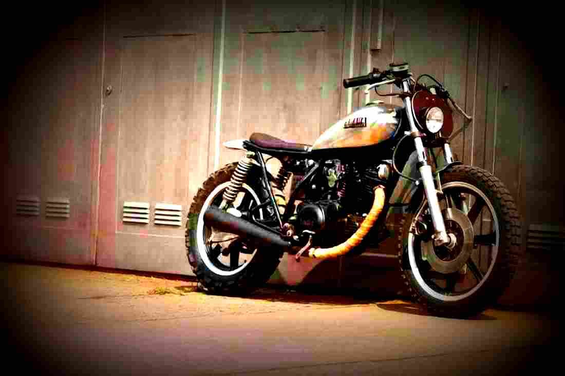 Yamaha SR 500 S 1982 2 motorbike A4 Photo Print