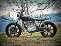 Yamaha SR 500 S 1989 4 motorbike A4 Photo Print