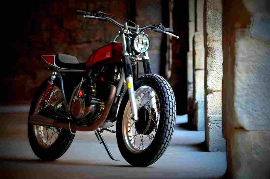 Yamaha SR 500 T 1989 6 motorbike A4 Photo Print