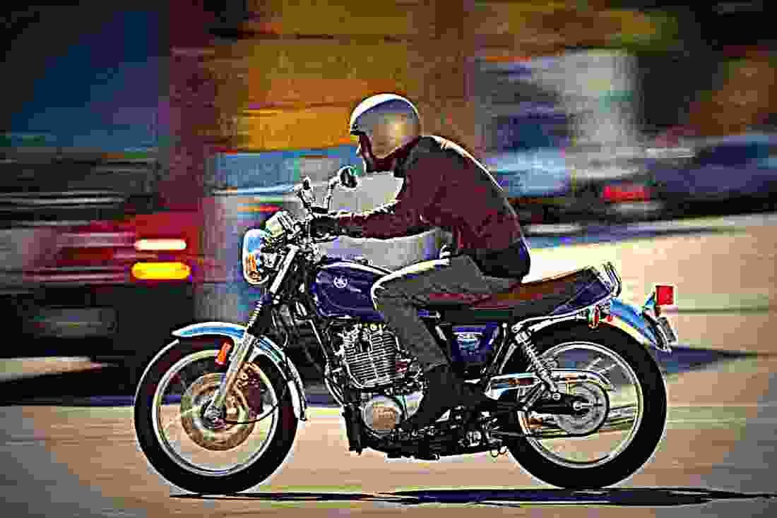 Yamaha SR400 2018 3 motorbike A4 Photo Print