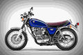 Yamaha SR400 2018 4 motorbike A4 Photo Print