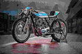 Yamaha SR400 Yard Built by Krugger 2017 1 motorbike A4 Photo Print