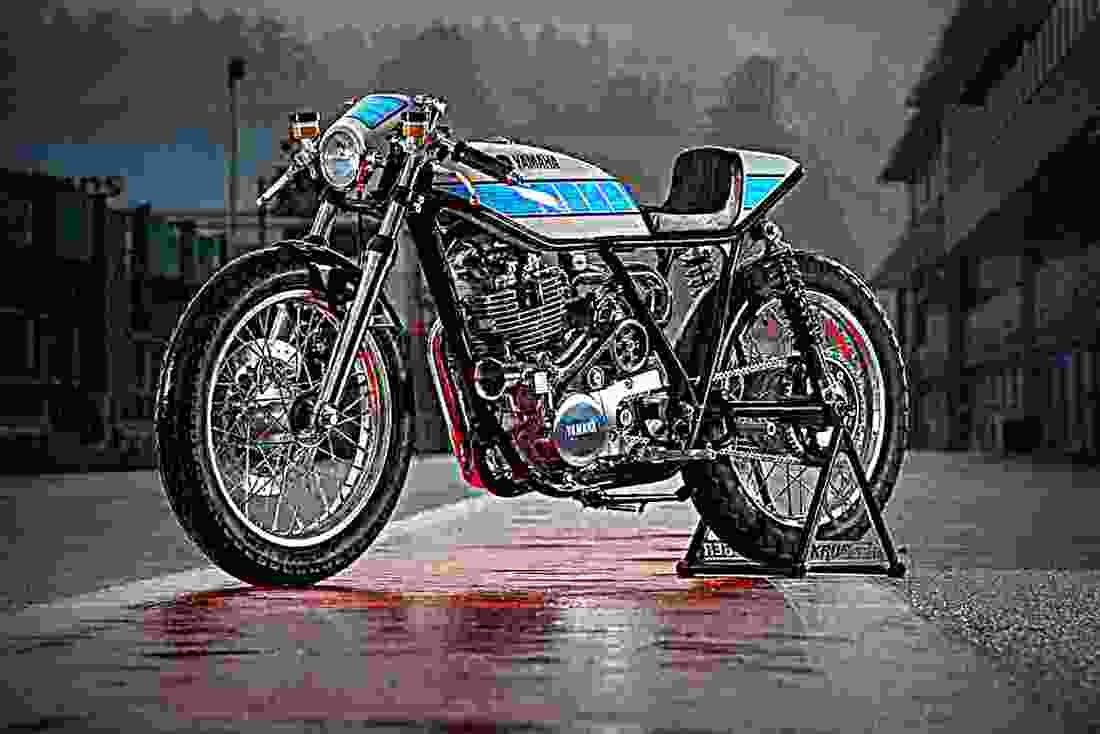 Yamaha SR400 Yard Built by Krugger 2017 1 motorbike A4 Photo Print