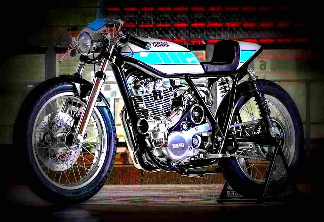 Yamaha SR400 Yard Built by Krugger 2017 2 motorbike A4 Photo Print