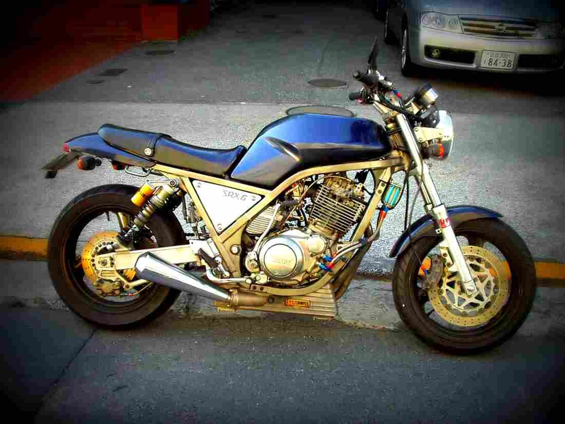 Yamaha SRX 6 1987 2 motorbike A4 Photo Print