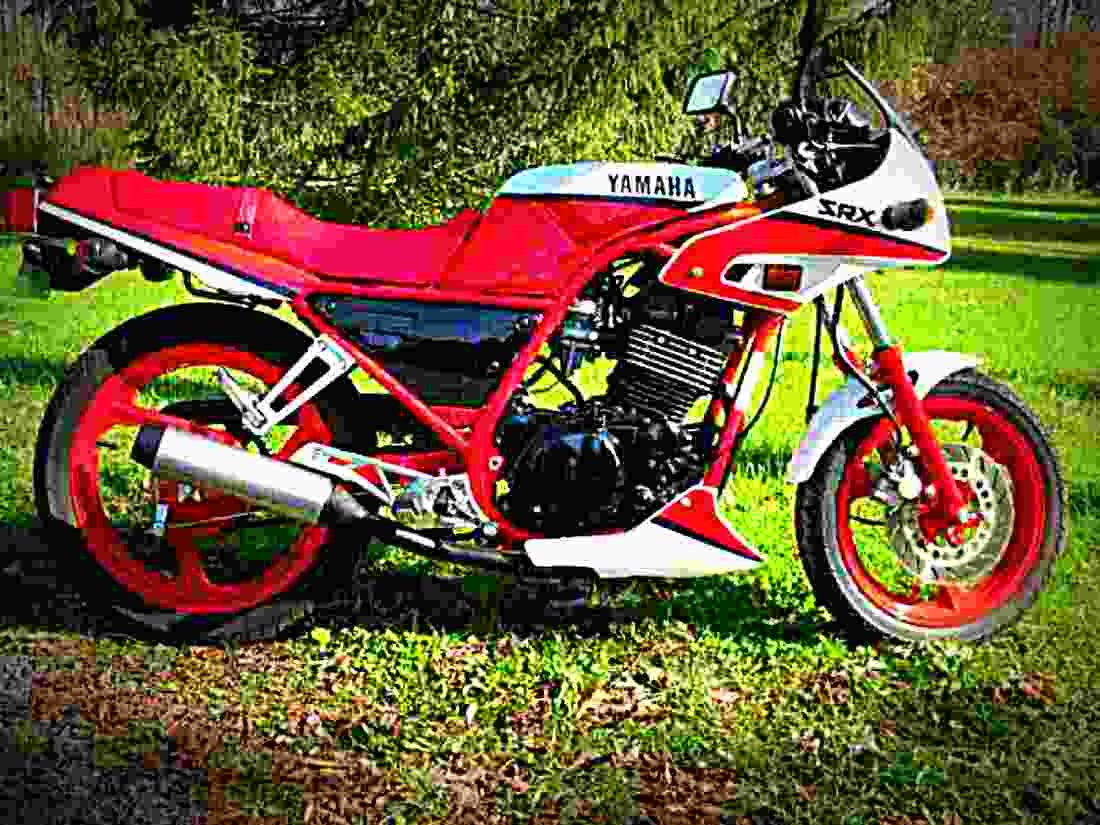 Yamaha SRX 6 1987 5 motorbike A4 Photo Print