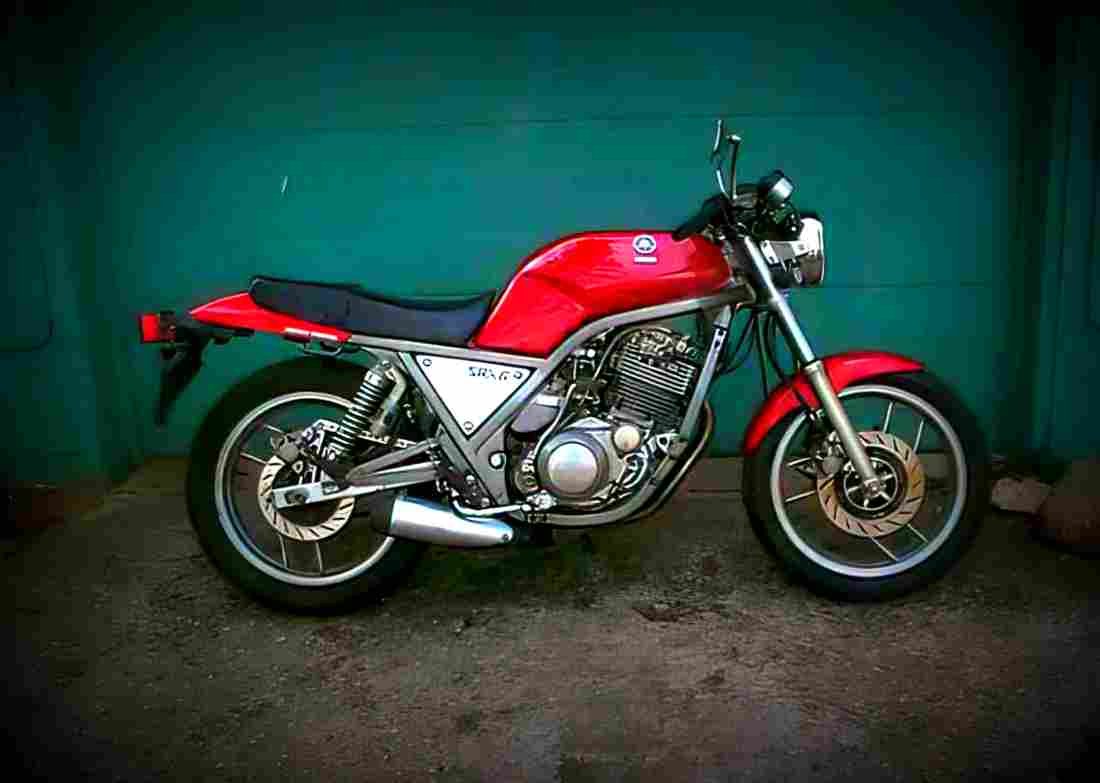 Yamaha SRX 6 1988 2 motorbike A4 Photo Print