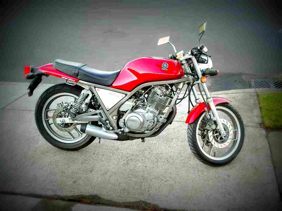 Yamaha SRX 6 1990 3 motorbike A4 Photo Print