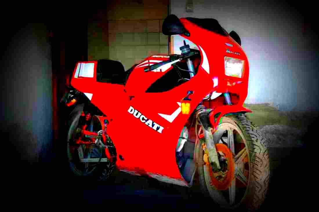 Yamaha SRX 6 (reduced effect) 1986 6 motorbike A4 Photo Print