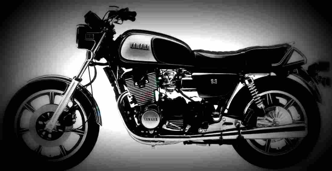 Yamaha SRX 6 (reduced effect) 1990 3 motorbike A4 Photo Print