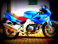 Yamaha SZR 660 1996 1 motorbike A4 Photo Print