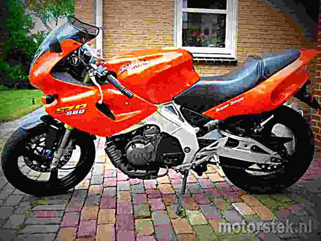 Yamaha SZR 660 1996 4 motorbike A4 Photo Print