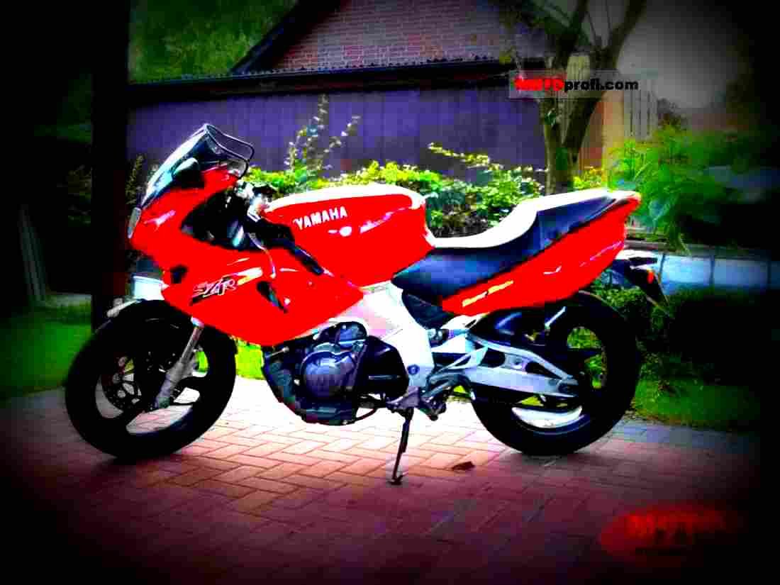 Yamaha SZR 660 1997 1 motorbike A4 Photo Print