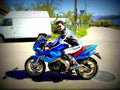Yamaha SZR 660 1998 6 motorbike A4 Photo Print