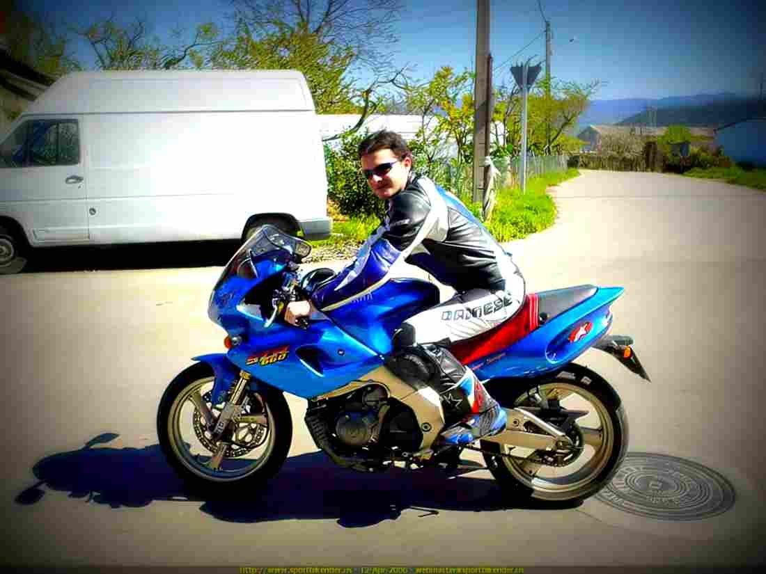 Yamaha SZR 660 1998 6 motorbike A4 Photo Print