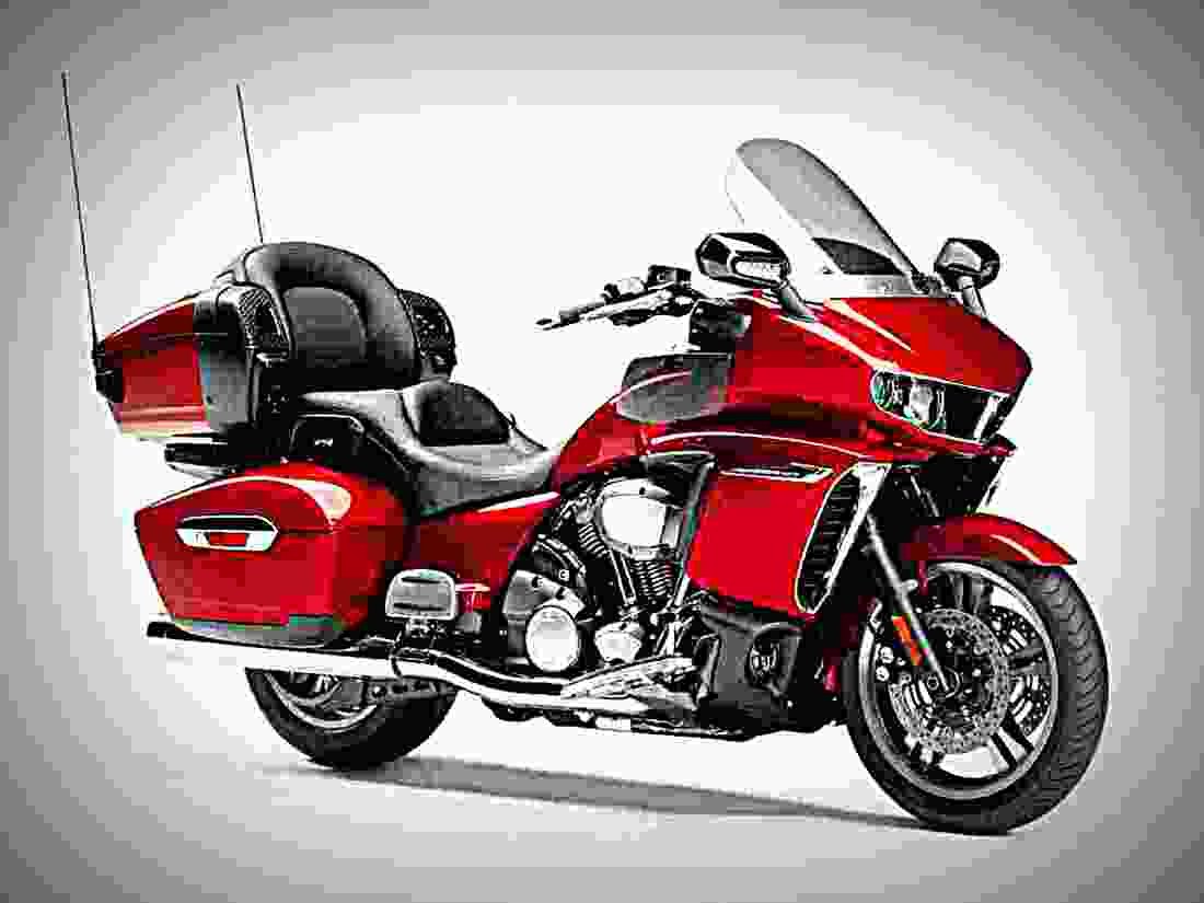 Yamaha Star Venture 2018 2 motorbike A4 Photo Print