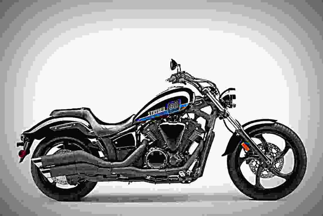 Yamaha Stryker 2018 1 motorbike A4 Photo Print