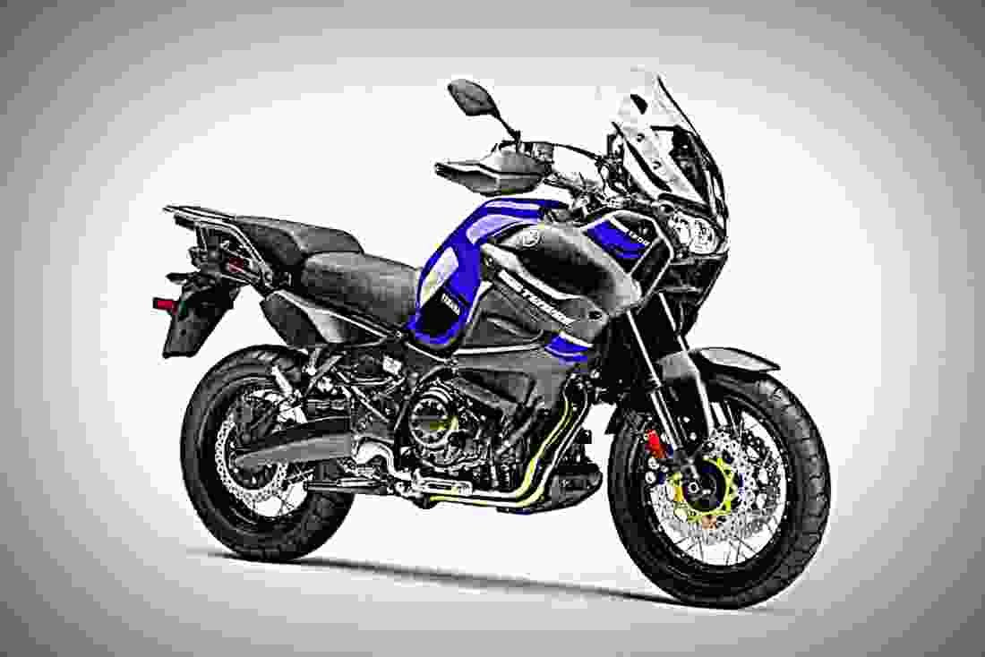 Yamaha Super Tenere 2018 3 motorbike A4 Photo Print