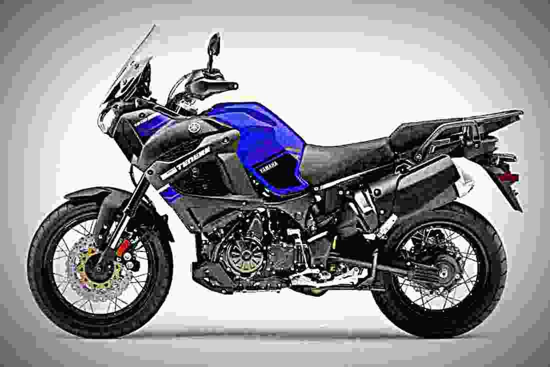 Yamaha Super Tenere ES 2018 3 motorbike A4 Photo Print