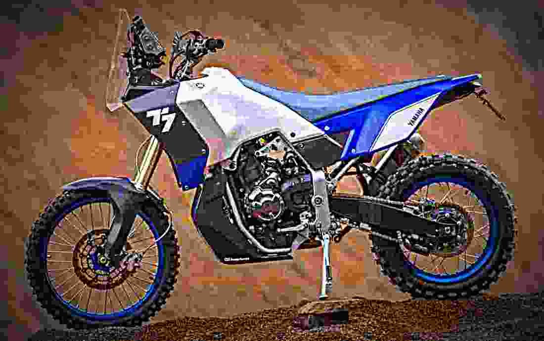 Yamaha T7 Concept 2017 3 motorbike A4 Photo Print