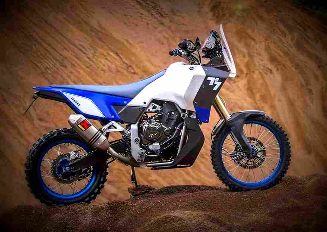 Yamaha T7 Concept 2017 4 motorbike A4 Photo Print