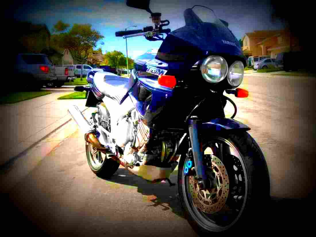 Yamaha TDM 850 1993 2 motorbike A4 Photo Print