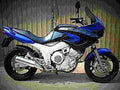 Yamaha TDM 850 1998 3 motorbike A4 Photo Print
