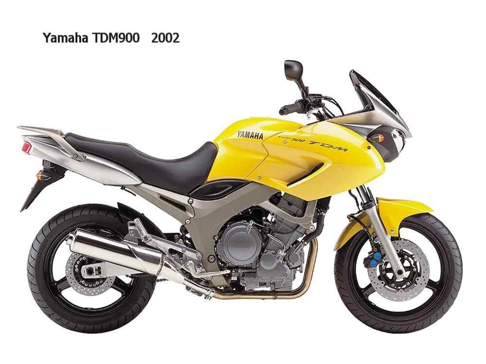Yamaha TDM900 2002 motorbike A4 Photo Print