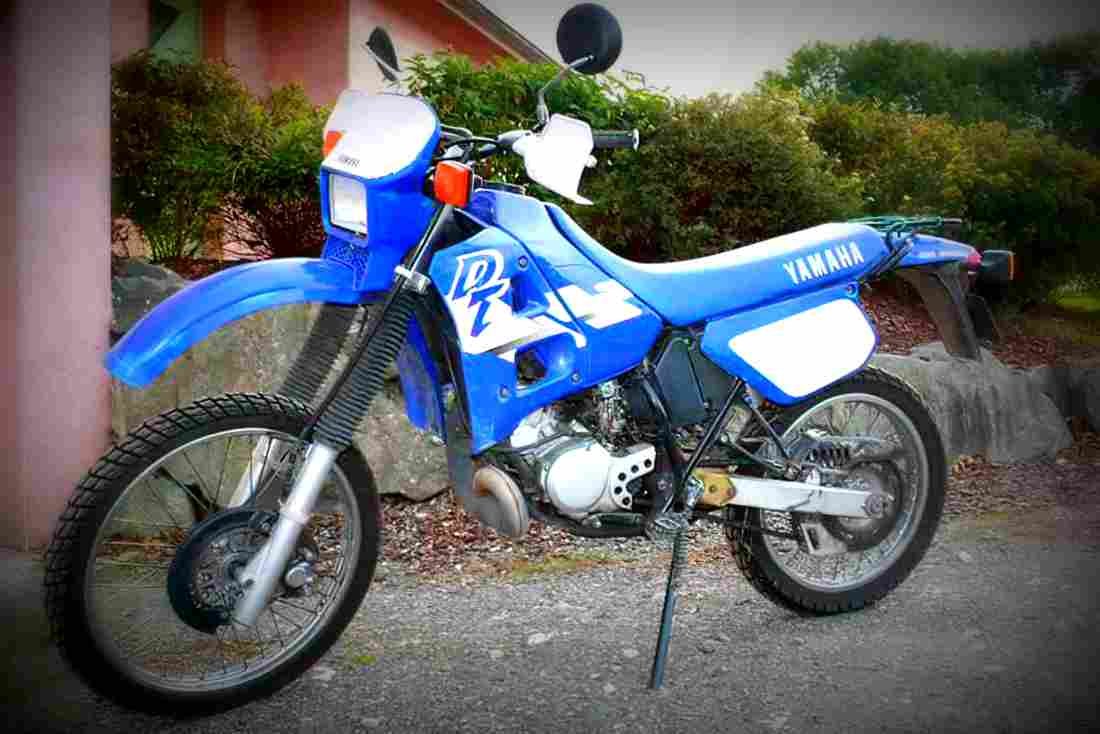 Yamaha TDR 125 1999 4 motorbike A4 Photo Print