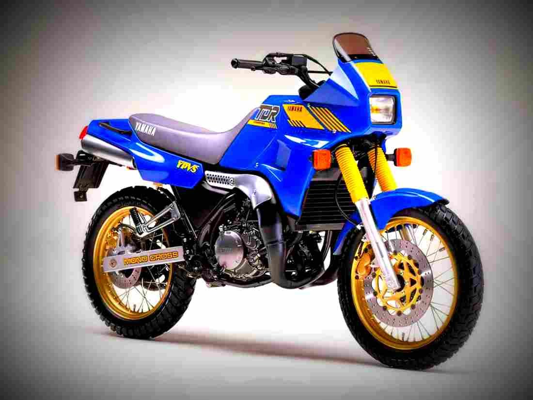 Yamaha TDR 250 1988 2 motorbike A4 Photo Print