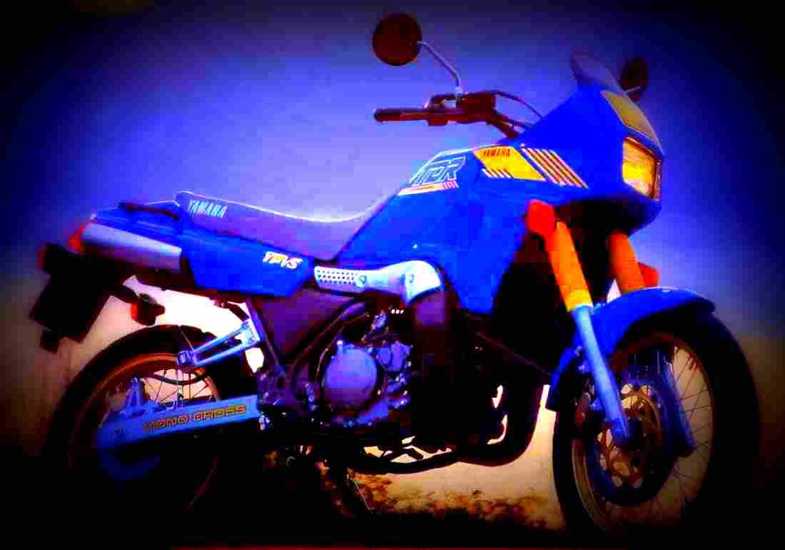 Yamaha TDR 250 1988 5 motorbike A4 Photo Print