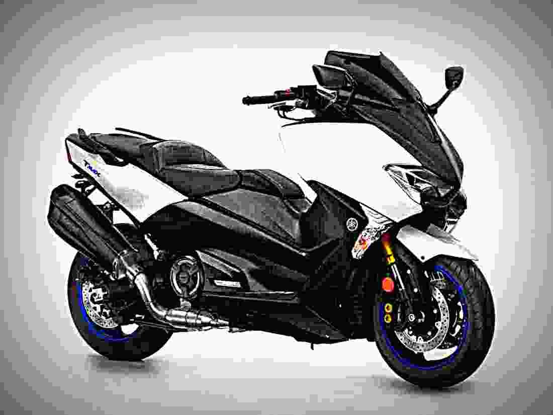 Yamaha TMAX DX 2019 2 motorbike A4 Photo Print