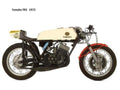 Yamaha TR3 1972 motorbike A4 Photo Print