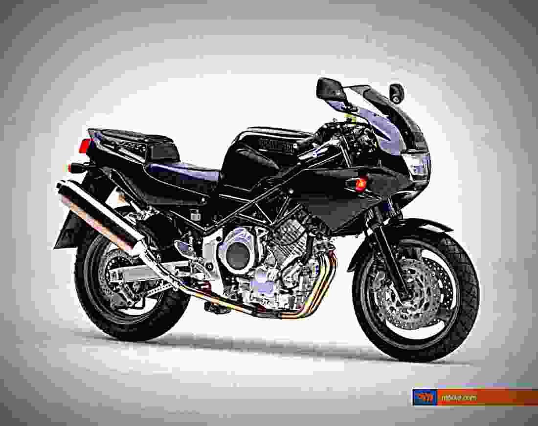 Yamaha TRX 850 1996 3 motorbike A4 Photo Print