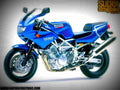 Yamaha TRX 850 1996 5 motorbike A4 Photo Print