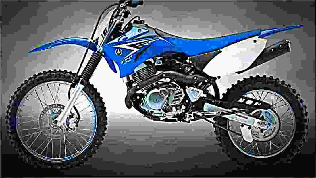 Yamaha TT R 125 2002 5 motorbike A4 Photo Print