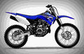 Yamaha TT R 125 2002 6 motorbike A4 Photo Print