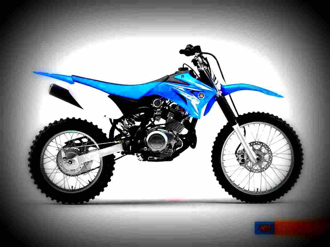 Yamaha TT R 125 LW 2009 1 motorbike A4 Photo Print