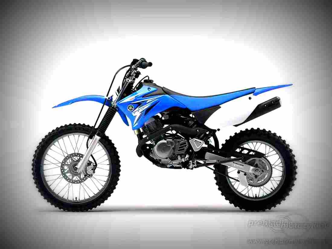 Yamaha TT R 125 LW 2009 3 motorbike A4 Photo Print