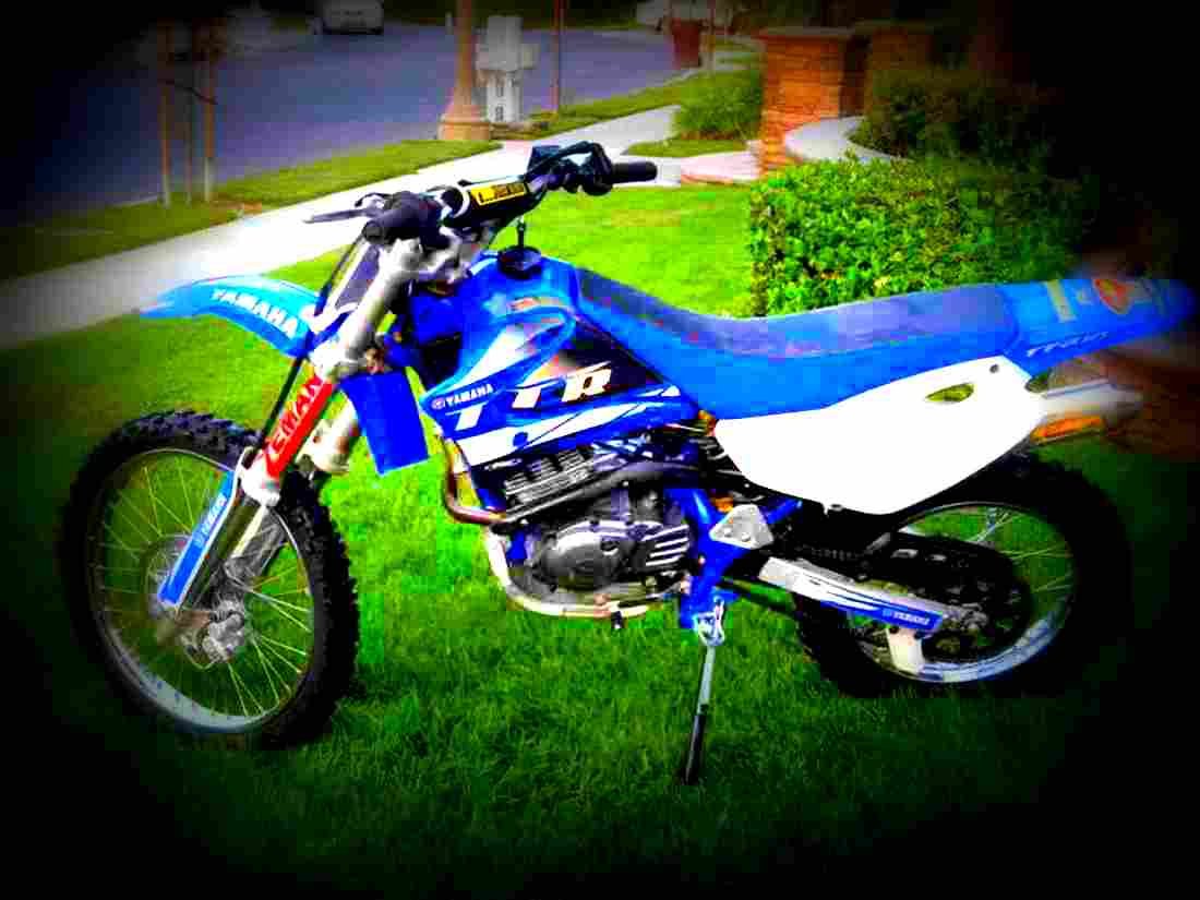 Yamaha TT R 125 LW 2009 4 motorbike A4 Photo Print
